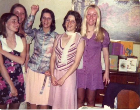 Graduation party May 1975