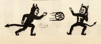 Early image of the Fredonia Blue Devils from 1952