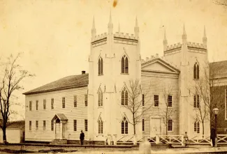 Early image of the Fredonia Academy.