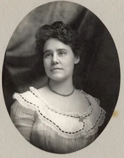 Jessie Hillman portrait from 1889