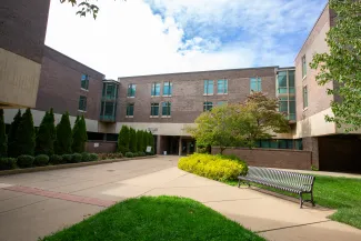 Igoe Hall seen from the outside